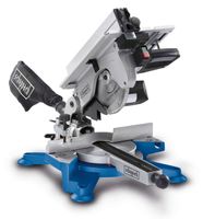 Scheppach Tisch-, Kapp- und Gehrungssäge HM100T mit Arbeitsplatte und Bedienelementen