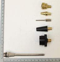 Scheppach-Druckluft-Düse mit integriertem Adapter und Verschlussstück für Set