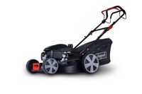 Scheppach-Benzinrasenmäher MS170-53H mit Motorantrieb, Blick von vorne