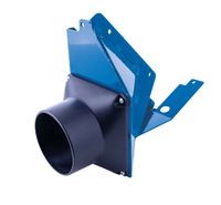 Absaugvorrichtung Scheppach, Ansicht von der Seite.