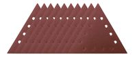 Dreieckiges Schleifpapier mit perforierten Mustern für präzise Bearbeitung, Satz aus 10 Stück