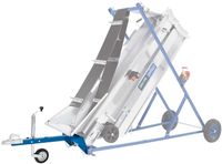 Zugdeichsel mit Stützrad und Kugelkopf-Kupplung für Scheppach-Produkt