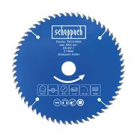 Scheppach-Stechblatt mit Teilnummer 7901810608, max. 9200 U/min, EN-847-1, Z-15640