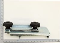 Scheppach-Meßvorrichtung mit Skalenbalken und Handgriffe für präzise Messungen