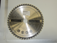 Scheppach-Kreissägeblatt mit 255 mm Durchmesser, 48 Zähne, Markierung für max. 7000 U/min