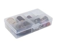 Aufbewahrungsbox mit 64 Teilen für Werkzeugset – verschiedene Bürsten und Aufsätze