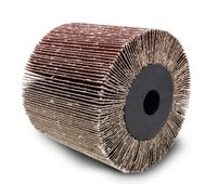 Scheppach Schleiflamellenbürste mit Passfederaufnahme, Detailansicht