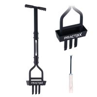 Handrasenlüfter mit Auffangbehälter und Reinigungswerkzeug für Praktixx PX-RL-10