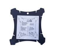 Scheppach Winkellehre mit Winkelmessmarkierungen für verschiedene Winkeldurchmesser und Anzeigen für verschiedene Werkzeuge