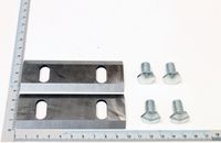 Scheppach Wendemesser mit zwei Messerklingen und passenden Schrauben für die Montage