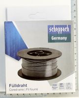 Scheppach-Fülldraht (0,8 mm Stahldraht) auf Rolle für DIY-Anwendungen
