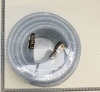 Scheppach-Druckluftschlauch mit Anschlussstücken, 9 mm Durchmesser, 10 Meter Länge