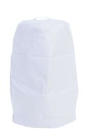 Filtersack Ø310, weißer Beutel mit Henkel, von vorne fotografiert.