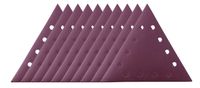 Scheppach Schleifpapier-Dreieckig, Körnung P150, Satz mit 10 Stücken