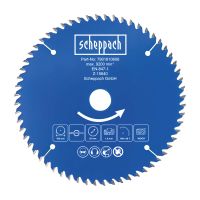 Scheppach-Stechblatt mit Teilnummer 7901810608, max. 9200 U/min, EN-847-1-zertifiziert