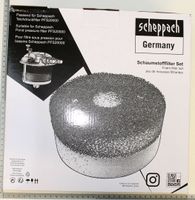 Scheppach Schaumstofffilter-Set mit Filterelement und Montageaufsatz für Teichdruckfilter