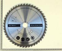 Scheppach-Kreissägeblatt mit 48 Zähnen, Ø 255 mm, 30 mm Breite, 2,8 mm Stärke