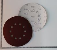Satz aus Schleifpapierrollen mit Lochmuster für Rundschleifscheiben, Ø 215 mm