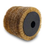 Scheppach Metalldrahtbürste mit gefräster Form für Satiniermaschine