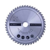 HW Kreissägeblatt Ø 255 x 30 x 2,8 x 1,8 mm / 48 Z von Zhejiang Changheng Tools Co. Ltd. Max. 7000 min⁻¹. Ansicht von vorne.