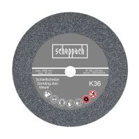 Scheppach Schleifscheibe (K36) mit max. 4450 U/min und 35 m/s, Ø 150 x 20 mm