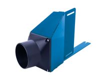 Absaugvorrichtung von Scheppach, gezeigt von der Seite.