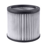 Filterelement für Haushaltsgeräte mit pleatigem Filtergewebe und Metallring für bessere Belüftung