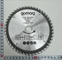 Scheppach-Kreissägeblatt mit Markierung für 165 mm Durchmesser, Teilnummer 7901810607