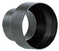 Scheppach-Anschlussreduzierung für Rohre (140 mm auf 100 mm) – Detailansicht