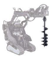 Scheppach-Erdbohrer mit 200 mm Bohrung, mechanische Bohranlage für Erdarbeiten
