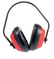 Gehörschutz von Scheppach, frontal fotografiert.