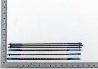 Scheppach-Stiftsägeblatt-Set (Teil der Serie 135 x 3 x 0,5 mm) mit Messskala