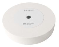 Scheppach Schleifscheibe Ø 200 x 40 x 16 mm K 100 Edelkorund, Ansicht von oben, max. 3820 U/min, max. 40 m/s.