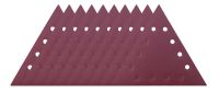 Scheppach-Dreieckiges Schleifpapier mit perforierten Kanten, Satz aus 10 Stück