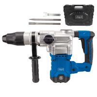 Scheppach Bohrhammer mit SDS-Max-Antrieb, inklusive Werkzeugkoffer und Meißel