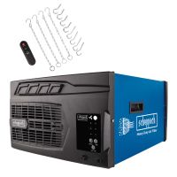Scheppach Heavy Duty Air Filter mit Schaltknopf, Lüftungsschlauch und Halterungen für Montage
