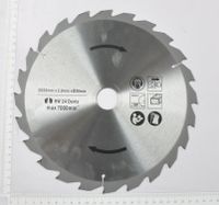 Scheppach-Kreissägeblatt mit 24 Zähnen, Ø255 mm, 2,8 mm Stärke, Ø30 mm Bohrung