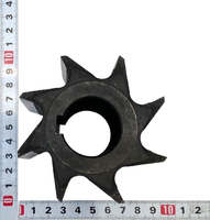 Scheppach-Messerwalze (Skala 3904409009) mit Zahnprofil und Innenbohrung
