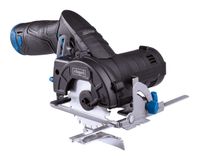 Akku-Handkreissäge C-HCS85-12 scheppach (DIY) von vorne, links und oben.