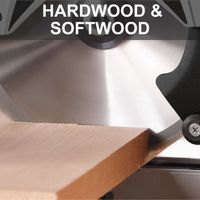 Kappzugsäge mit Anzeige für Hard- und Softwood-Bearbeitung, HM110MP