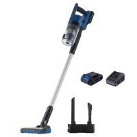 Scheppach Akku-Handstaubsauger mit Staubbeutel, LED-Anzeige und Becheraufsatz