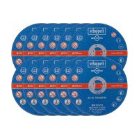 Scheppach-Diamantpapier für Schleifmaschinen mit 125 mm Durchmesser, EN 12413, für Metallbearbeitung