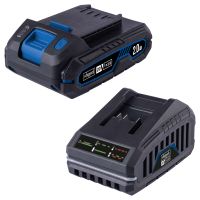 Scheppach-Drehwerkzeug mit 20 V und LED-Anzeige für Batteriezustand und Drehrichtung