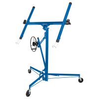 Trockenbaulift mit Neigefunktion, Hebebereich 1220–3350 mm, max. Traglast 68 kg, inkl. Lenkrad für präzise Steuerung
