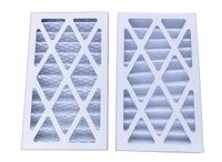 Scheppach-Außenluftfilter mit geometrischen Schnittmustern