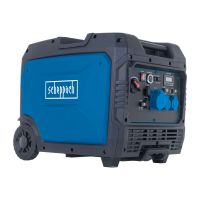Scheppach Inverter-Benzin-Stromerzeuger SG7000i mit Fahrvorrichtung und Fahrradlenker