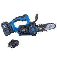 Scheppach Akku-Kettensäge mit Brushless-Technologie und Akku-Ladegerät