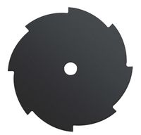 Messerblatt 8-Zähne, von oben betrachtet.