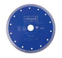Scheppach-Diamant-Trennscheibe mit 200 mm Durchmesser und 25,4 mm Stärke für präzise Schnitte