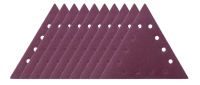 Scheppach Schleifpapier-Dreieckig, Körnung K80 – 10 Stück